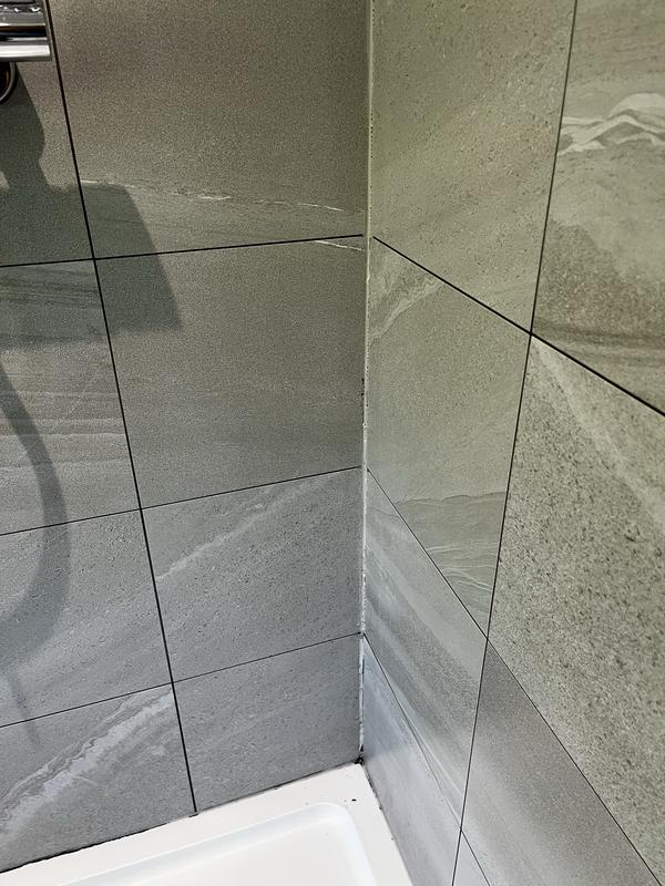 Before: Shower silicone strip and reseal, Harrogate