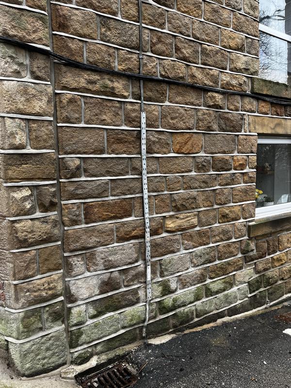 After: Yorkshire stone wall repointing, Otley